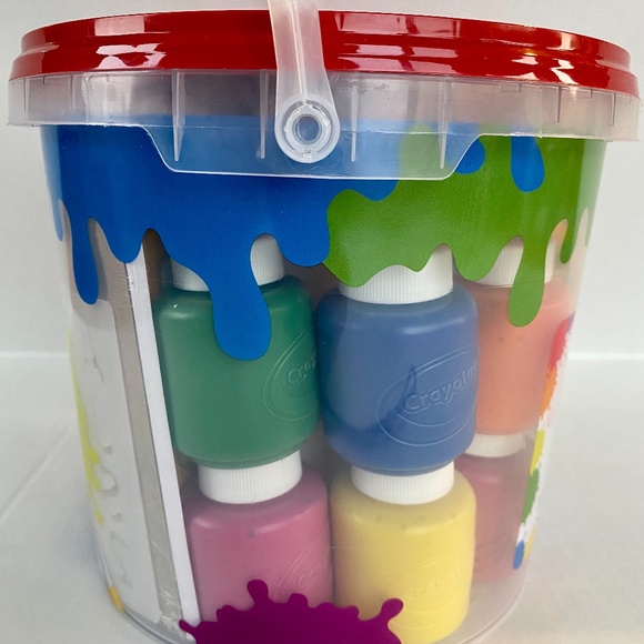 NEW Crayola Paint Can Kids Arts and Crafts Set - Picture 5 of 6
